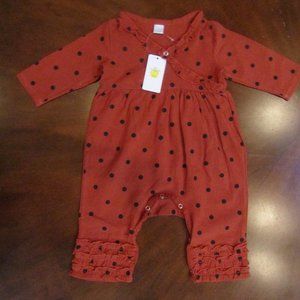 Little Sun Baby Girls Coverall Jumpsuit 12 Months